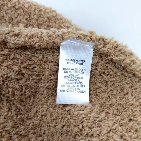 Lulus Cozy Teddy Hoodie In Camel - Picture 6 of 7